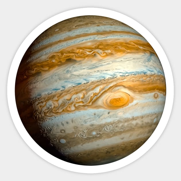 Planet Jupiter Sticker by vladocar